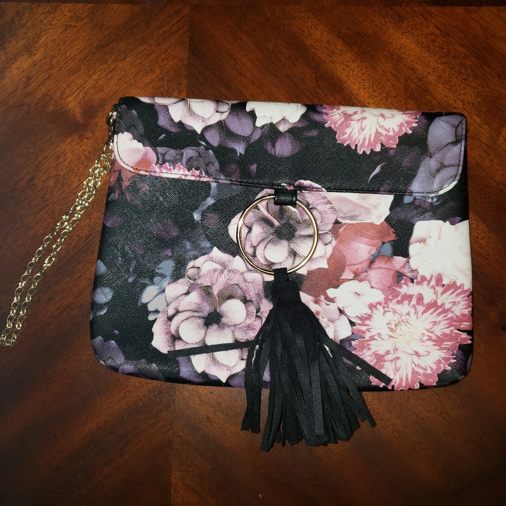 Ion bag - Beautiful floral make up bag or clutch